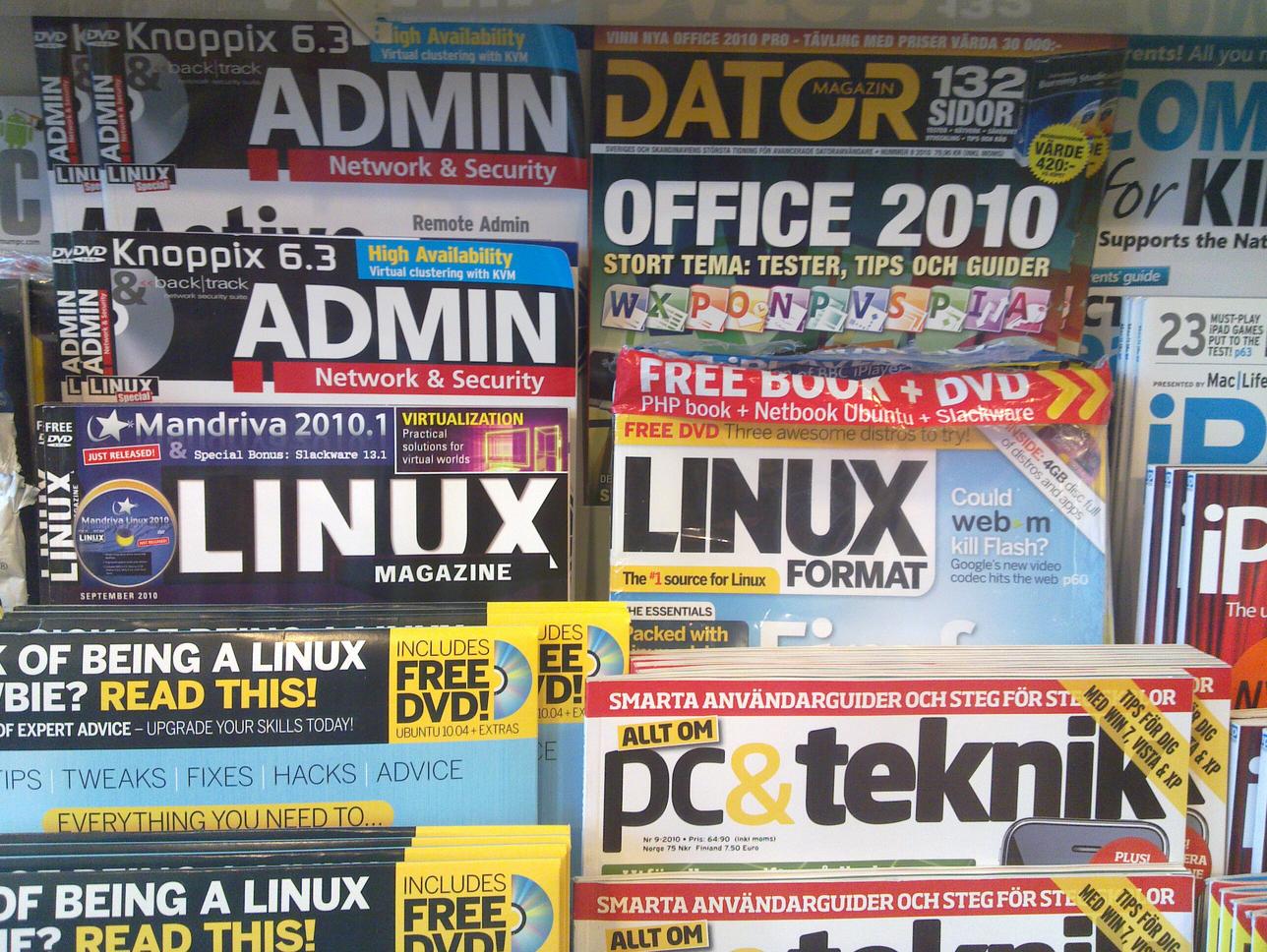 Hidden away, there is a magazine for Office 2010